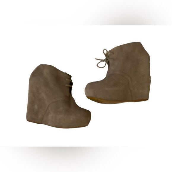 Steve Madden Gray Wedge Boots size 8 - Picture 5 of 7